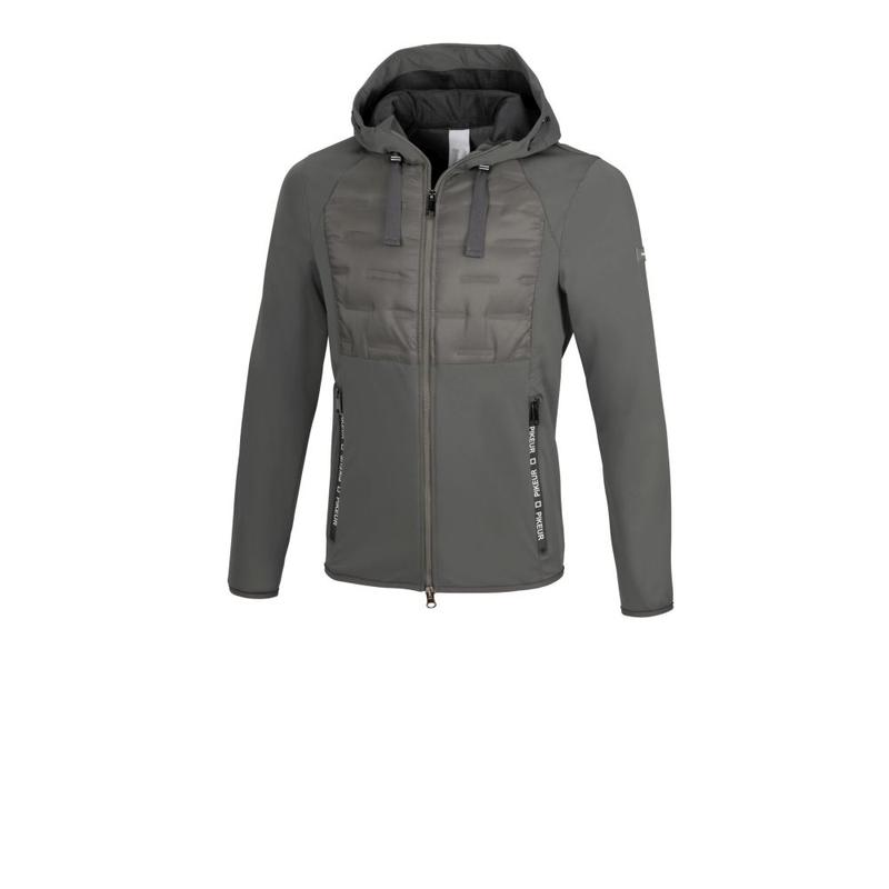 Bluza męska Pikeur z kapturem Parim Beluga, antracytowa