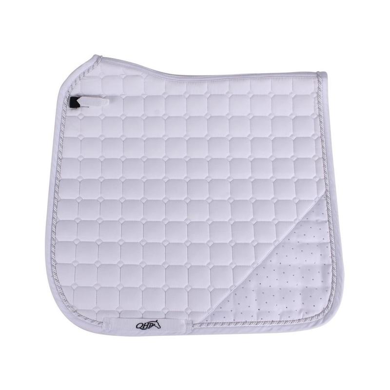 Czaprak QHP Sparkle White, biały