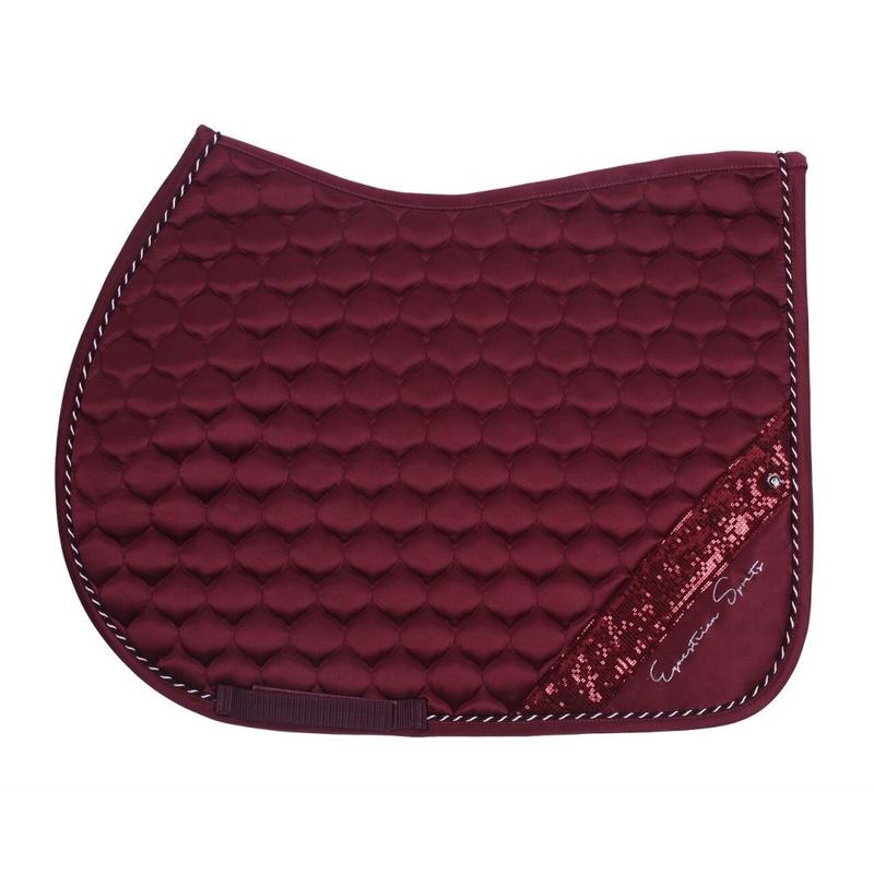 Czaprak QHP Brilliance Porto bordowy