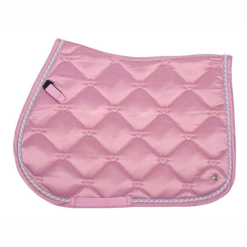 Czaprak QHP Havana powder pink, różowy