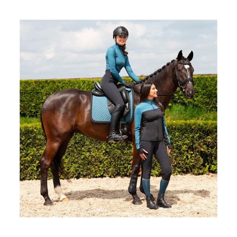 Czaprak QHP Micah turkusowy