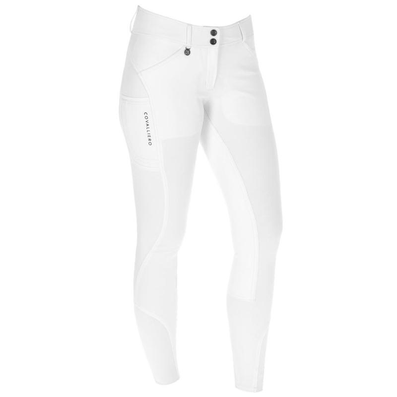 Bryczesy damskie Covalliero Premium białe
