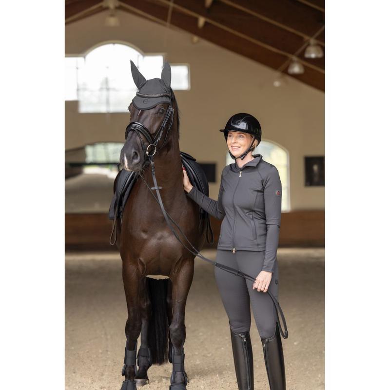 Bluza damska Covalliero Anniversary Active grafitowa