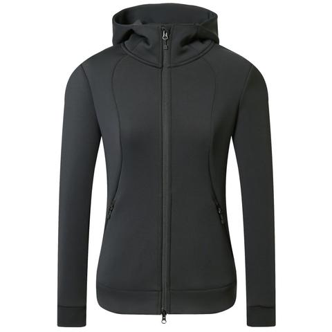 Bluza damska z kapturem Covalliero czarna 2025