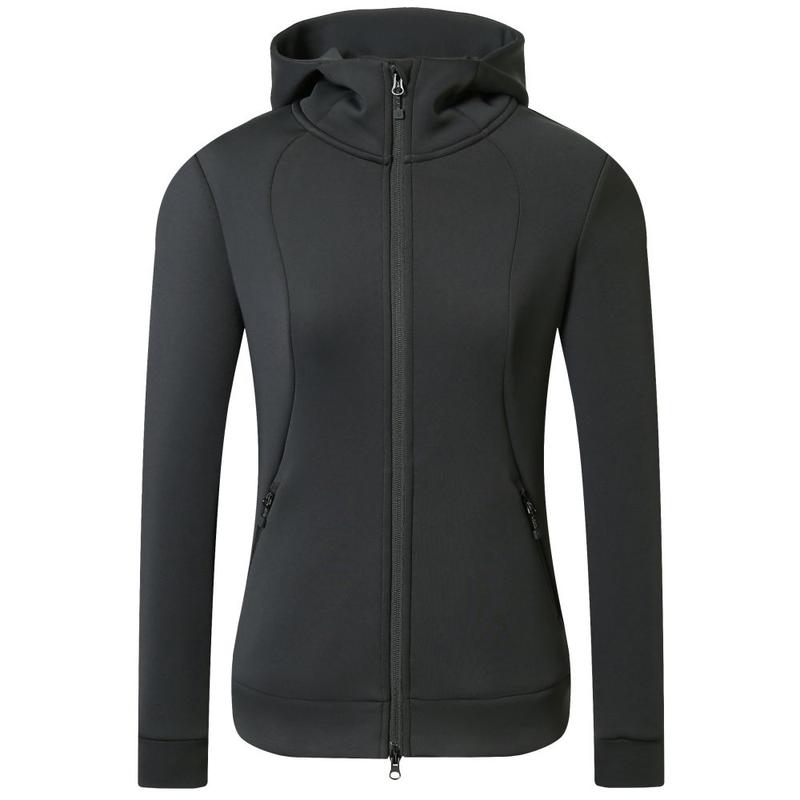 Bluza damska z kapturem Covalliero czarna 2025