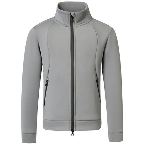 Bluza młodzieżowa rozpinana Covalliero szara 2025