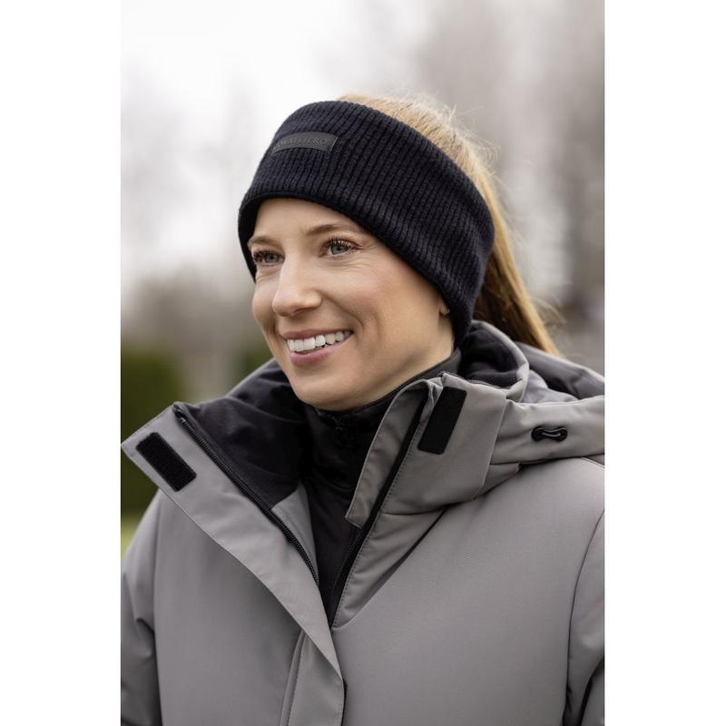 Opaska dzianinowa Covalliero czarny 2025