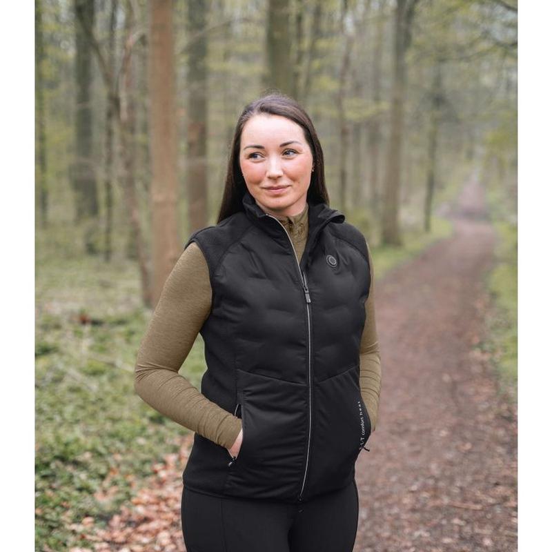 Bezrękawnik damski z ogrzewaniem Elt Comfort czarny