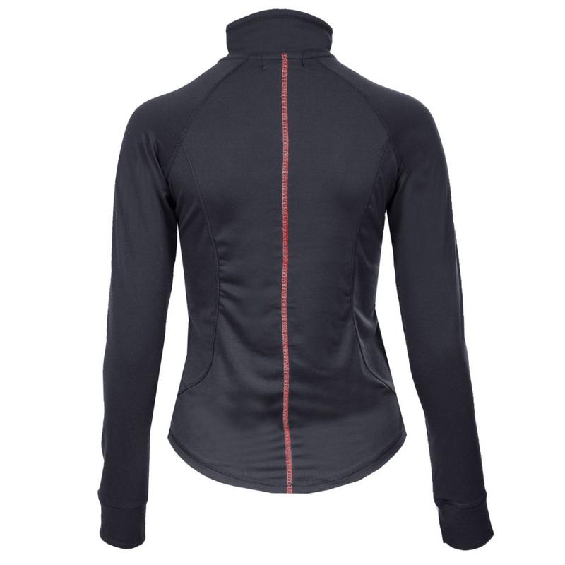 Bluzka damska techniczna Horze Andie czarna