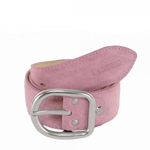 Pasek skórzany Pikeur Suede Belt brudnoróżowy 2019