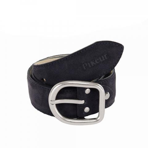 Pasek skórzany Pikeur Suede Belt granatowy 2019