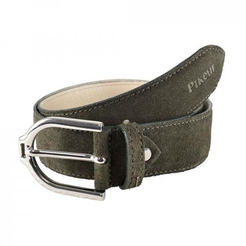 Pasek skórzany Pikeur Suede Belt oliwkowy 2019