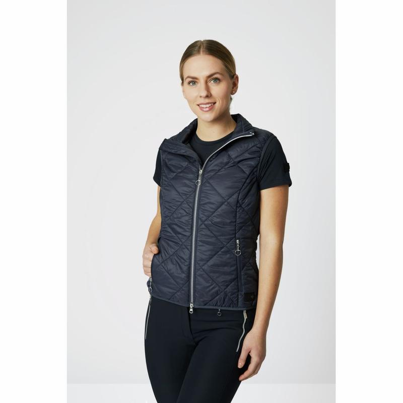 Bezrękawnik damski Horze Martina granatowy