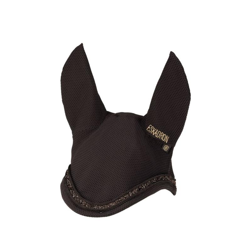 Nauszniki Eskadron Heritage Dynair Mesh Jewel Black Truffle, ciemnobrązowe 2025/2026