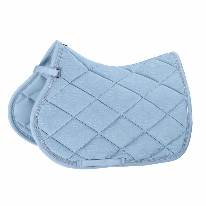 Czaprak Eskadron Reflexx Velvet Crystal Silkblue, błękitny 2023
