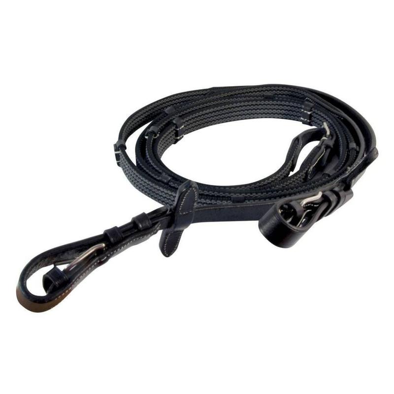 Wodze z naciagiem gumowym York Brighton czarne