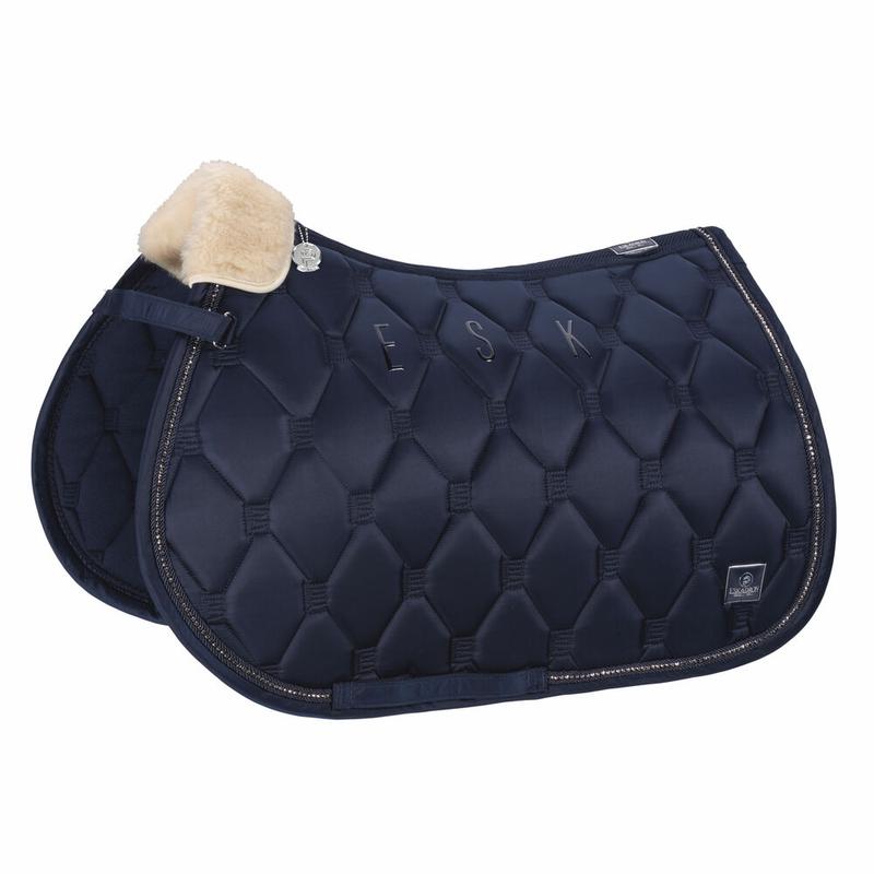 Czaprak Eskadron Platinum Pure Glossy Crystal Navy, granatowy 2023