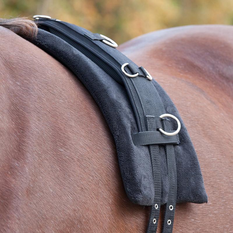 Podkładka pod pas do lonżowania z pamięcią kształtu Waldhausen czarna