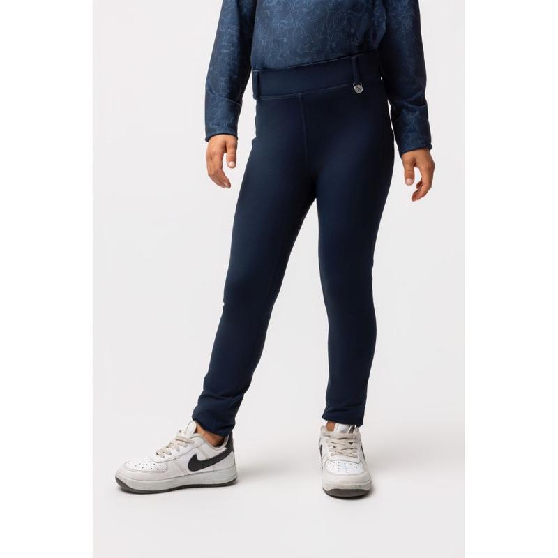 Legginsy młodzieżowe zimowe Horze Dea granatowe