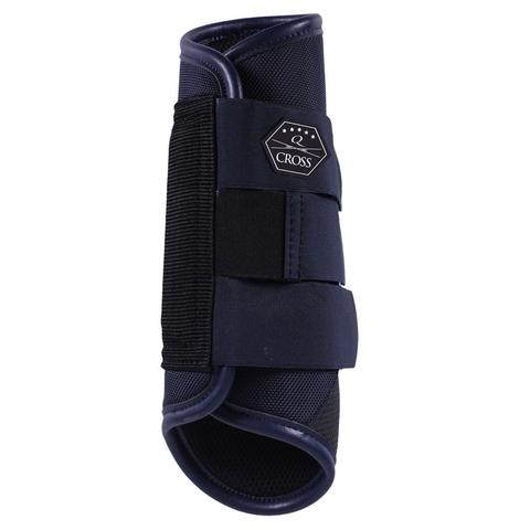 Ochraniacze crossowe QHP kevlarowe tył Navy, granatowy