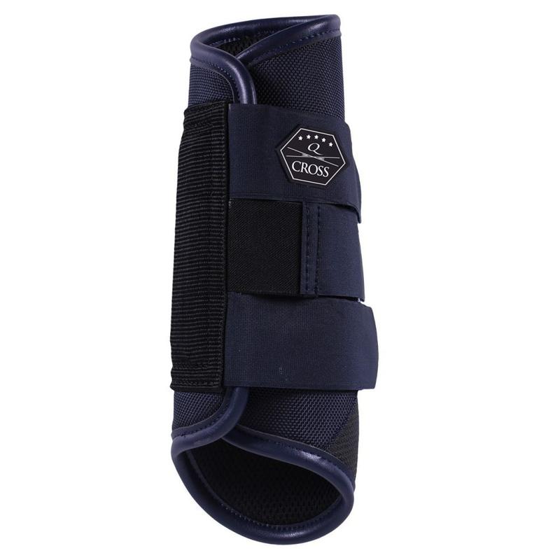 Ochraniacze crossowe QHP kevlarowe tył Navy, granatowy