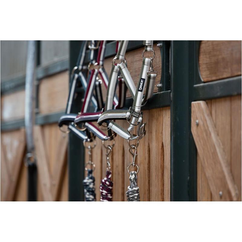 Kantar Eskadron Pin Buckle Basics Olive-Cream-Dove, oliwkowo-kremowo-beżowy