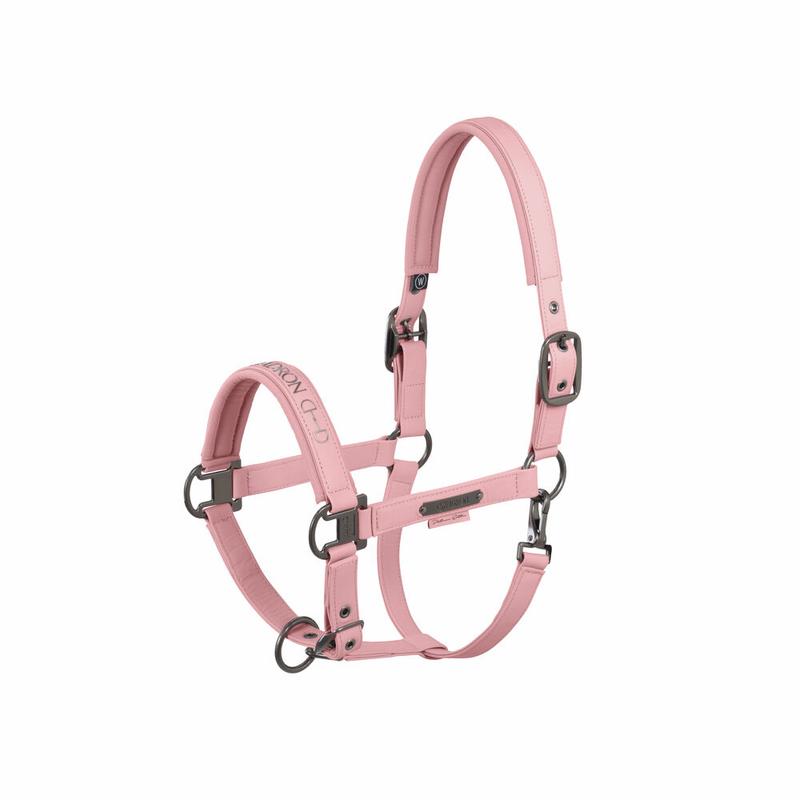 Kantar skórzany Eskadron Platinum Faux Leather Double Soft Rouge, pudrowy róż 2025