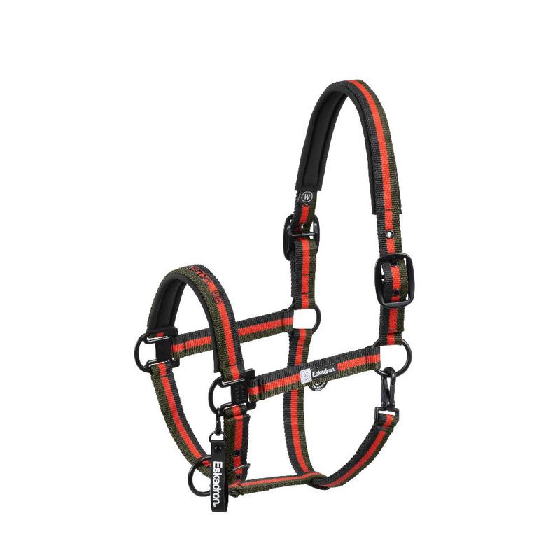 Kantar Eskadron Dynamic Double Pin Black-Poppy red-Deep green, czarno-czerwono-khaki 2025