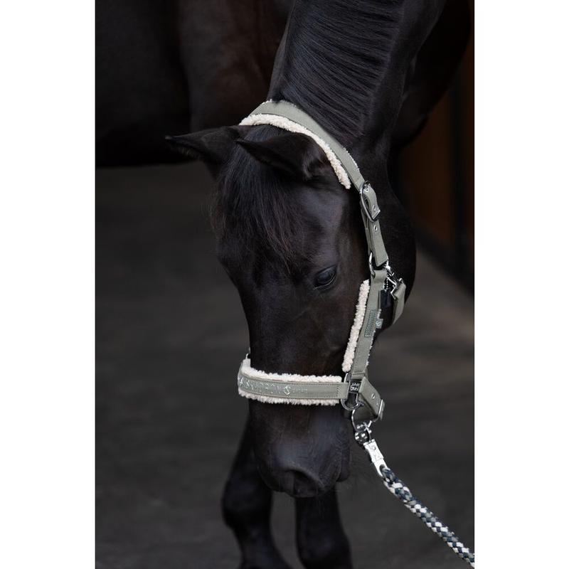 Kantar z futerkiem Eskadron Classic Sports Denim Double Pin Teddyfle Dusty Olive, oliwkowy 2025