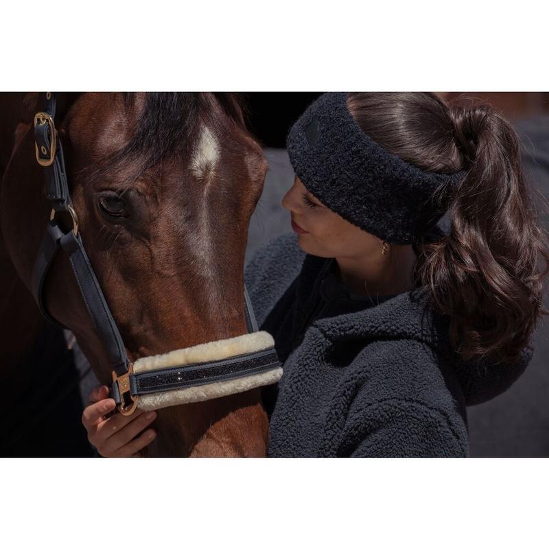 Kantar z futerkiem Eskadron Heritage Faux Leather Jewel FF Navy, granatowy 2025/2026