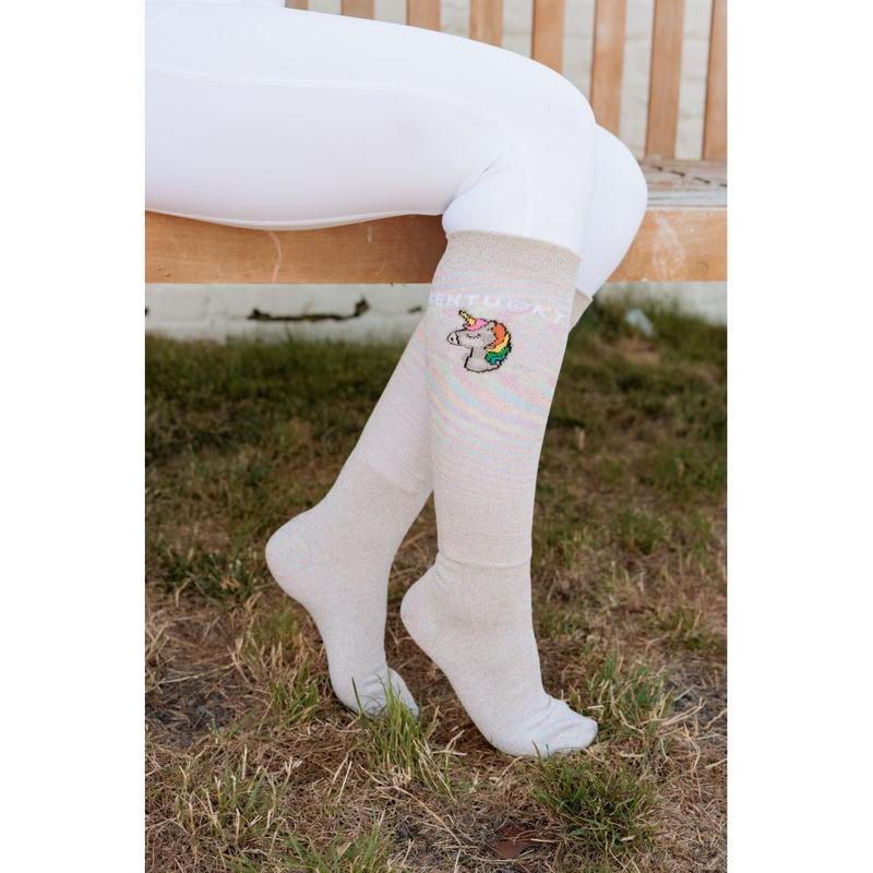 Skarpety Kentucky tęczowe brokatowe