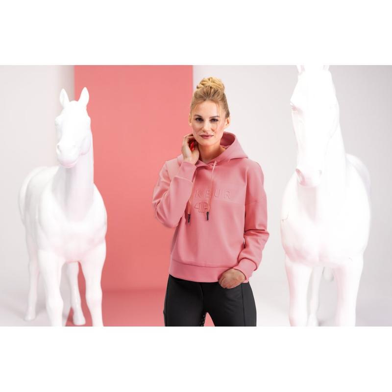 Bluza damska z kapturem Athleisure Pikeur Mie Peach Blossom, różowa 2024