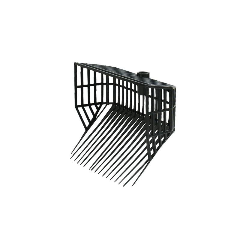 Widły do trocin Horze z wysokimi bokami czarne