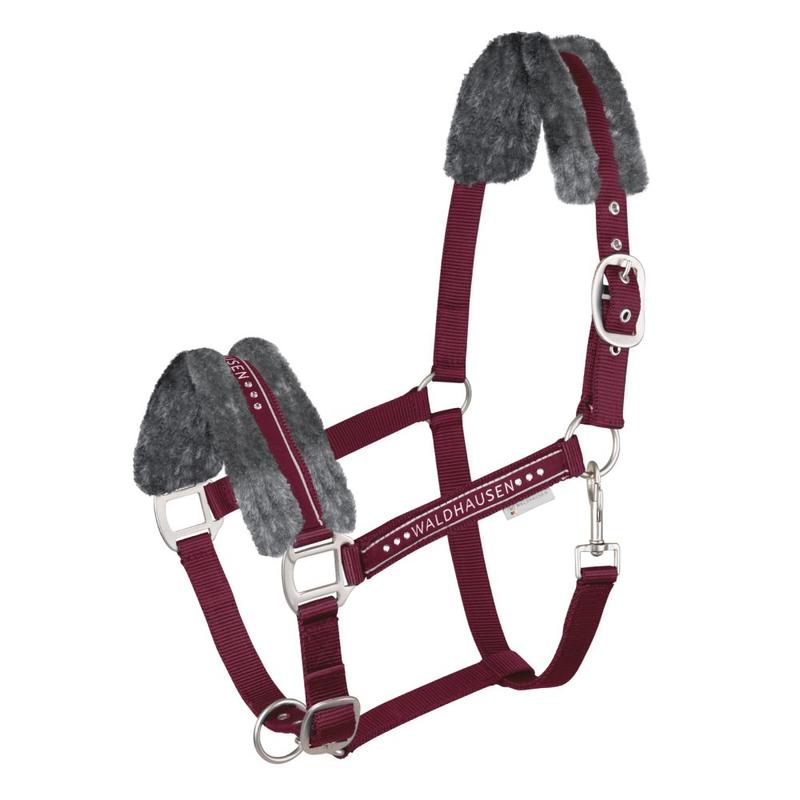 Kantar z futerkiem Waldhausen Elegant bordowy