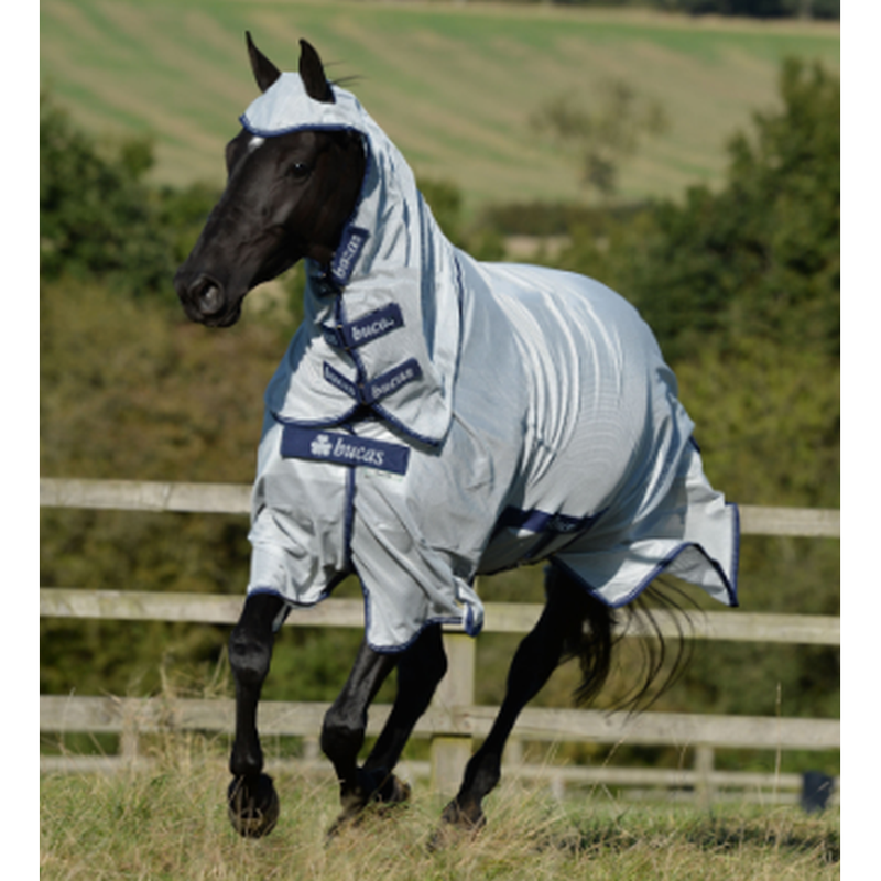 Derka siatkowa Bucas Buzz-Off srebrna