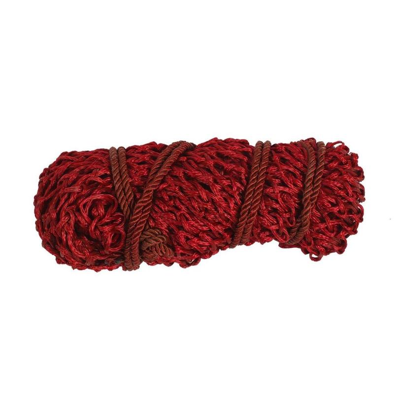 Siatka na siano QHP średnie oczka 5cm czerwona