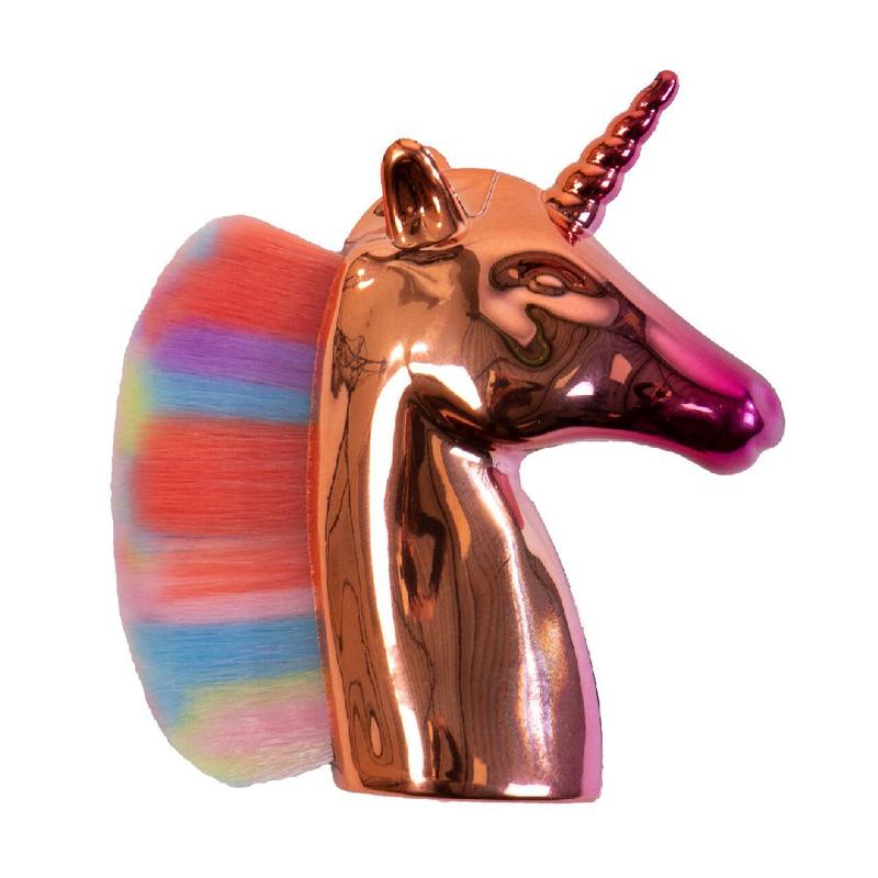 Szczotka do łba QHP Unicorn Rainbow, tęczowa