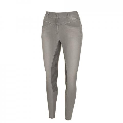 Bryczesy Pikeur Udina Jeans Grip szare 2019