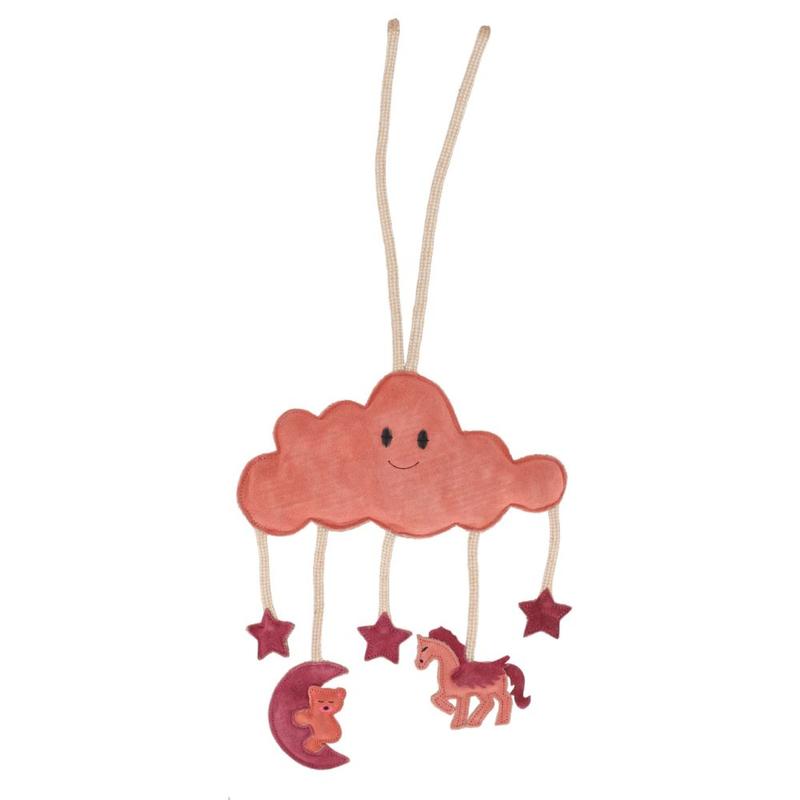 Zabawka dla konia QHP chmurka różowa