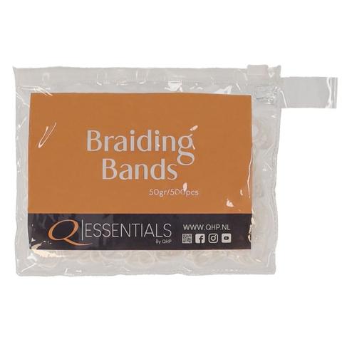 Gumki do grzywy QHP białe