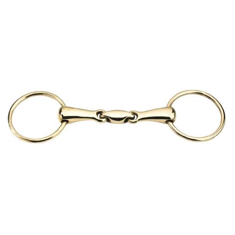 Wędzidło Ekkia Feeling Anatomic Cyprium podwójnie łamane puste