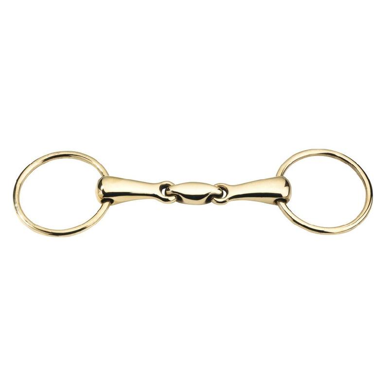 Wędzidło Ekkia Feeling Anatomic Cyprium podwójnie łamane puste