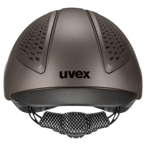 Kask UVEX Exxential II brązowy matowy