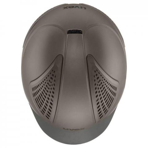 Kask UVEX Exxential II brązowy matowy