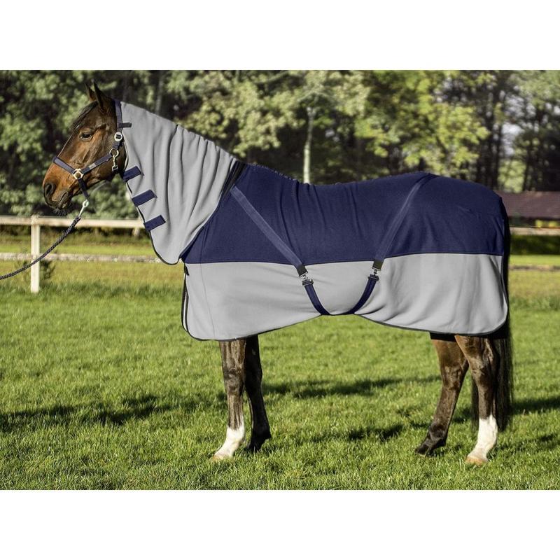 Derka polarowa COMFORT PLUS Busse szaro-granatowa