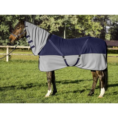 Derka polarowa COMFORT PLUS Busse czerwono-granatowa