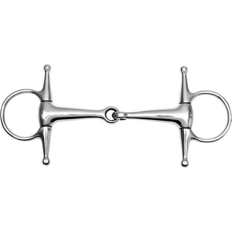 Wędzidło z wąsami Ekkia Feeling SS pojedynczo łamane pełne