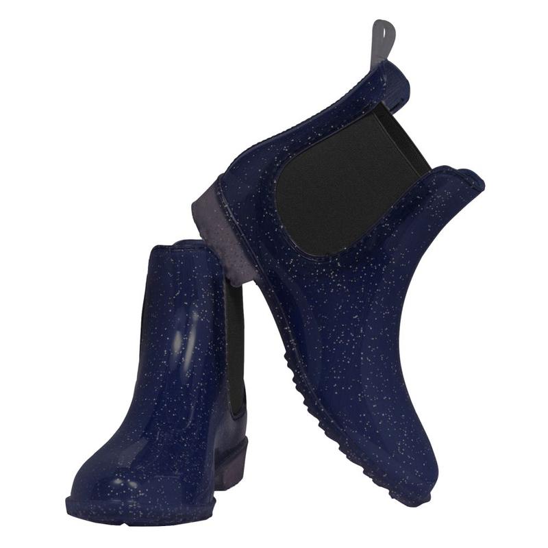 Buty gumowe - kalosze Waldhausen Sparkle granatowe