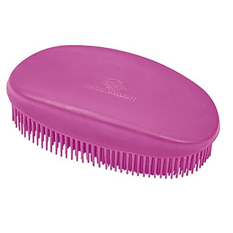 Szczotka do łba Busse Gummi gumowa miękka fuksjowa