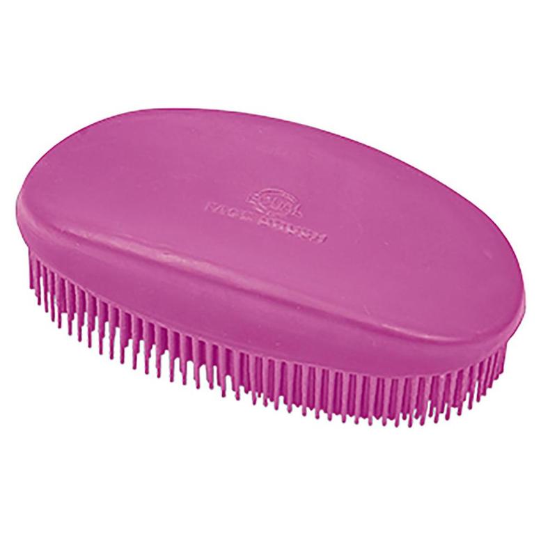 Szczotka do łba Busse Gummi gumowa miękka fuksjowa